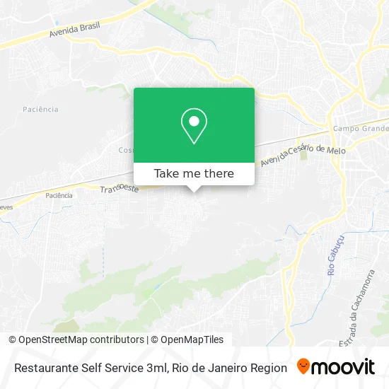 Restaurante Self Service 3ml map