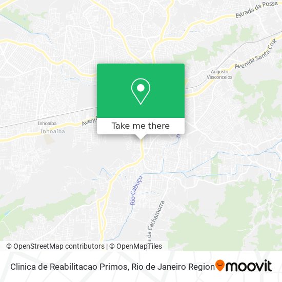 Clinica de Reabilitacao Primos map