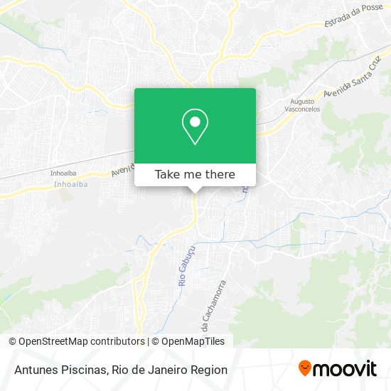 Antunes Piscinas map