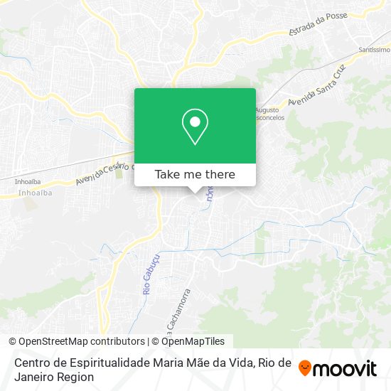 Centro de Espiritualidade Maria Mãe da Vida map