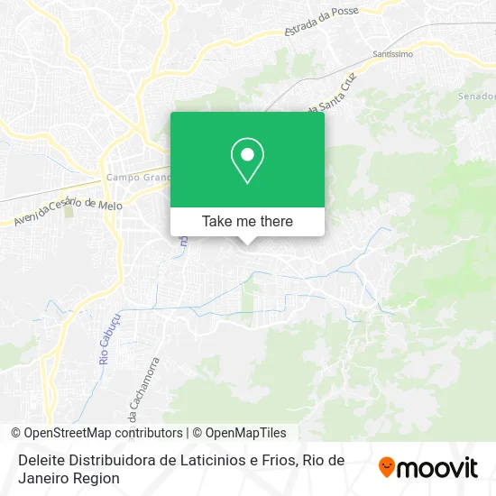 Deleite Distribuidora de Laticinios e Frios map