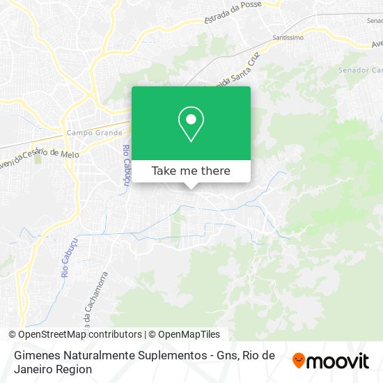Gimenes Naturalmente Suplementos - Gns map