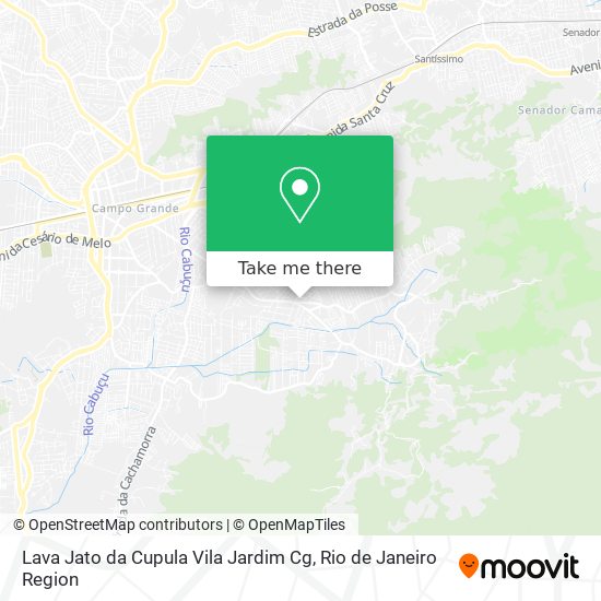 Mapa Lava Jato da Cupula Vila Jardim Cg