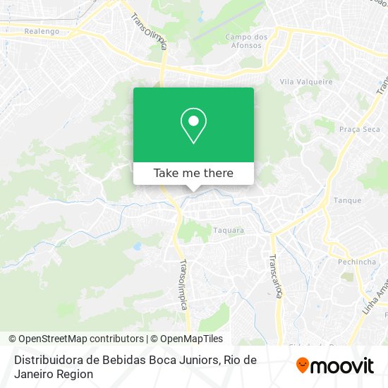 Distribuidora de Bebidas Boca Juniors map