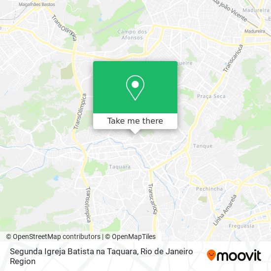 Segunda Igreja Batista na Taquara map