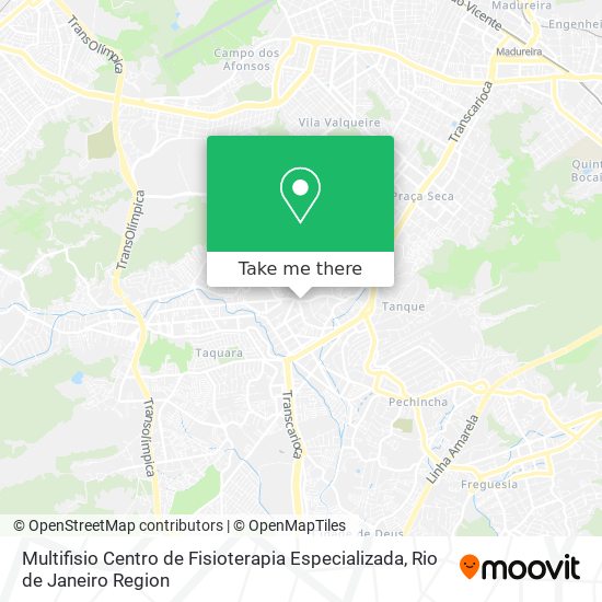 Multifisio Centro de Fisioterapia Especializada map