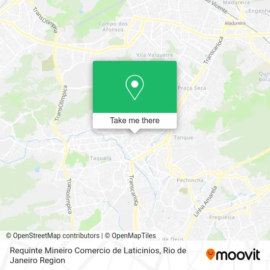 Requinte Mineiro Comercio de Laticinios map
