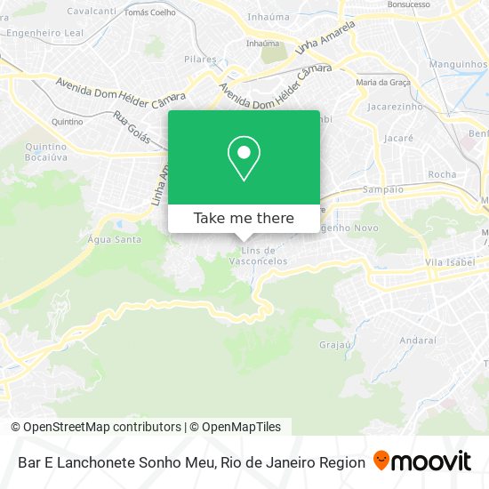 Mapa Bar E Lanchonete Sonho Meu