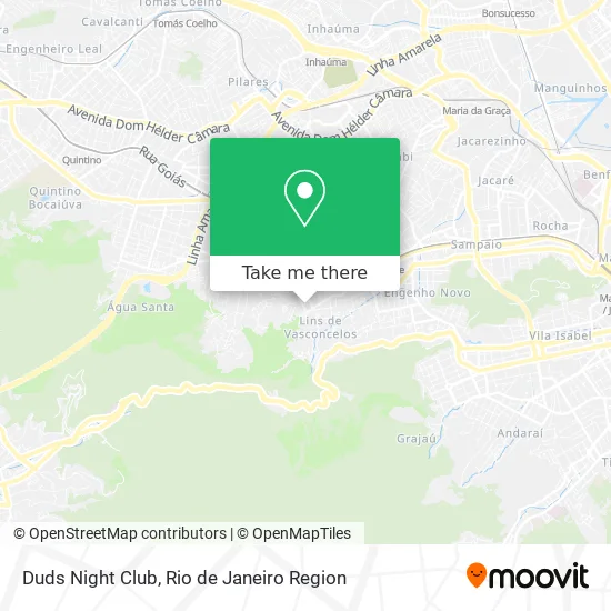 Duds Night Club map