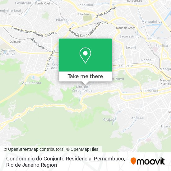 Mapa Condominio do Conjunto Residencial Pernambuco