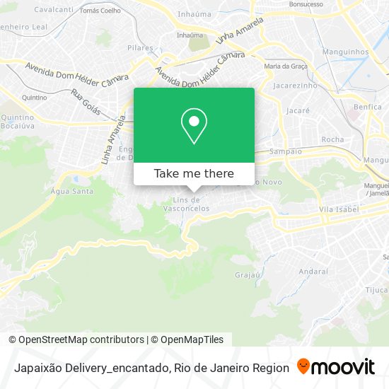 Japaixão Delivery_encantado map