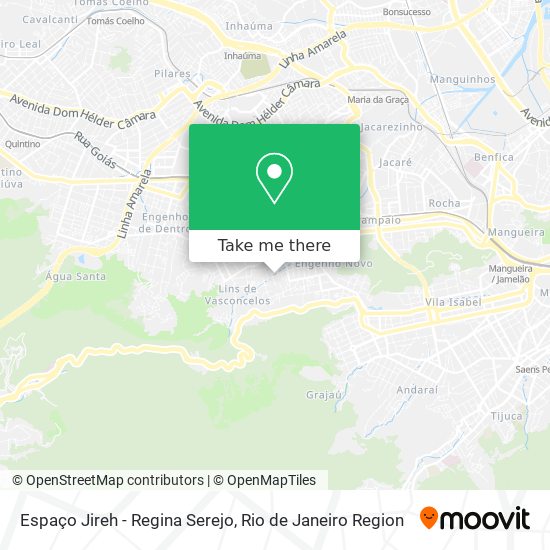 Espaço Jireh - Regina Serejo map