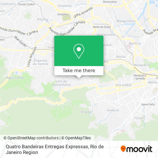 Quatro Bandeiras Entregas Expressas map