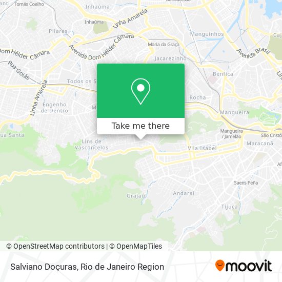 Salviano Doçuras map