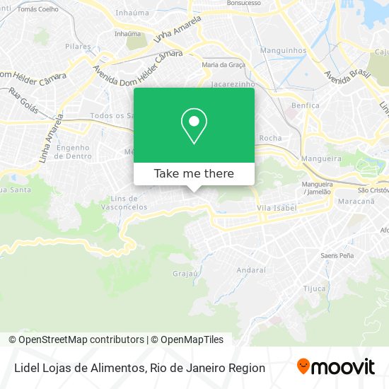 Lidel Lojas de Alimentos map