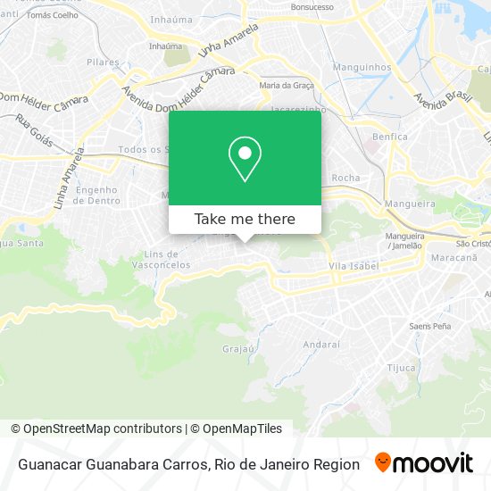 Guanacar Guanabara Carros map