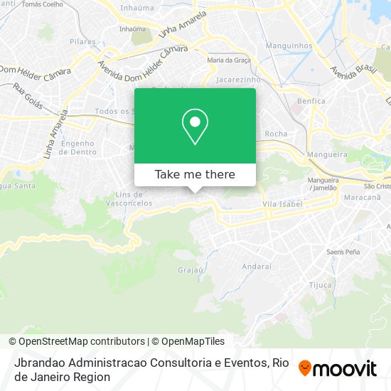 Mapa Jbrandao Administracao Consultoria e Eventos