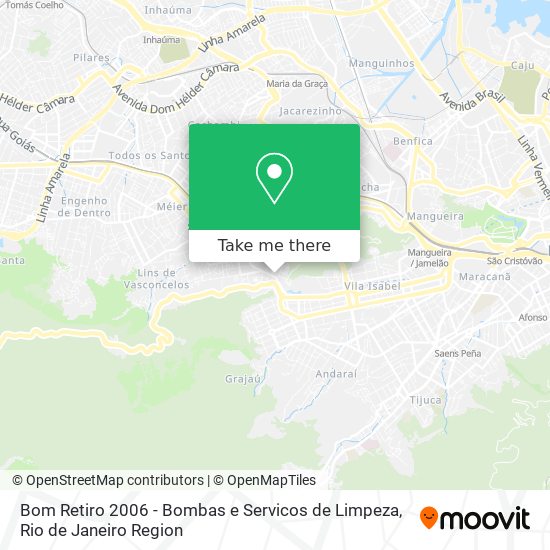 Bom Retiro 2006 - Bombas e Servicos de Limpeza map