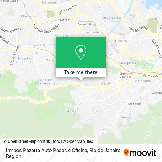 Irmaos Pazette Auto Pecas e Oficina map