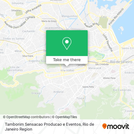 Tamborim Sensacao Producao e Eventos map