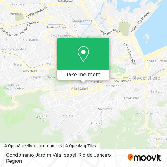Condominio Jardim Vila Isabel map