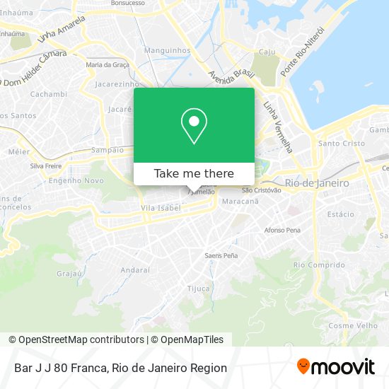 Mapa Bar J J 80 Franca