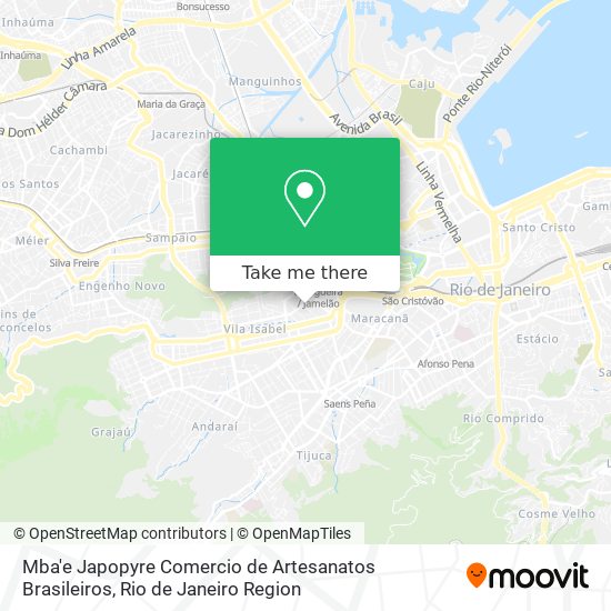 Mapa Mba'e Japopyre Comercio de Artesanatos Brasileiros