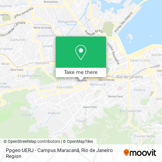 Ppgeo UERJ - Campus Maracanã map