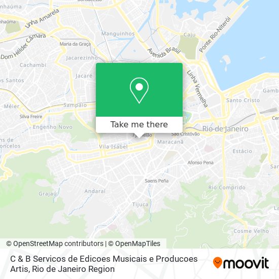 C & B Servicos de Edicoes Musicais e Producoes Artis map