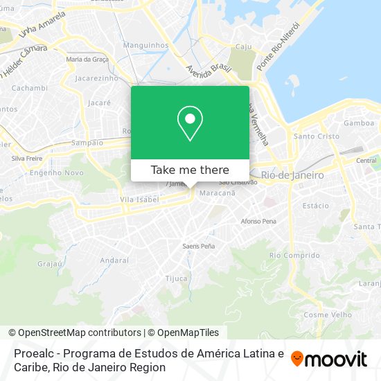 Proealc - Programa de Estudos de América Latina e Caribe map