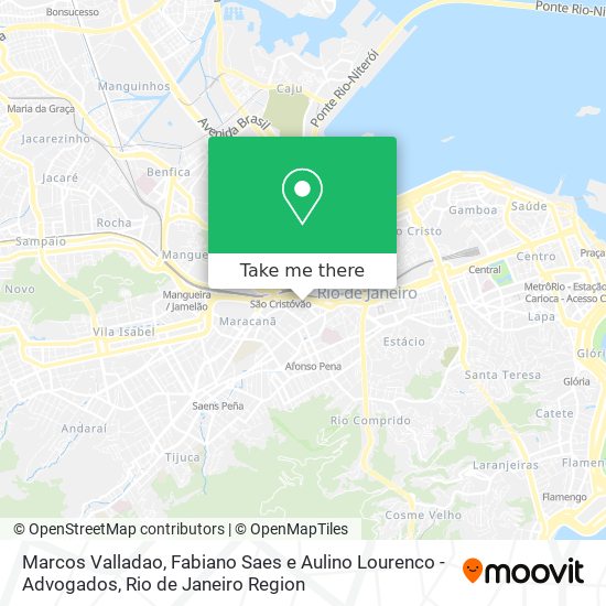 Mapa Marcos Valladao, Fabiano Saes e Aulino Lourenco - Advogados