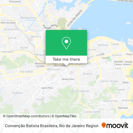 Convenção Batista Brasileira map