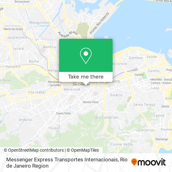 Messenger Express Transportes Internacionais map