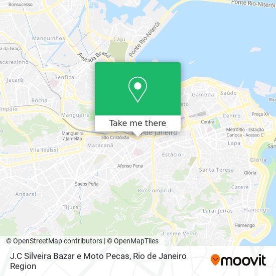 J.C Silveira Bazar e Moto Pecas map