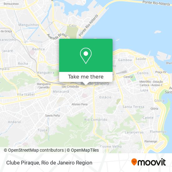 Clube Piraque map