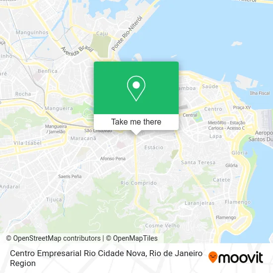 Centro Empresarial Rio Cidade Nova map