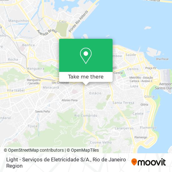 Light - Serviços de Eletricidade S / A. map