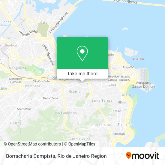 Borracharia Campista map