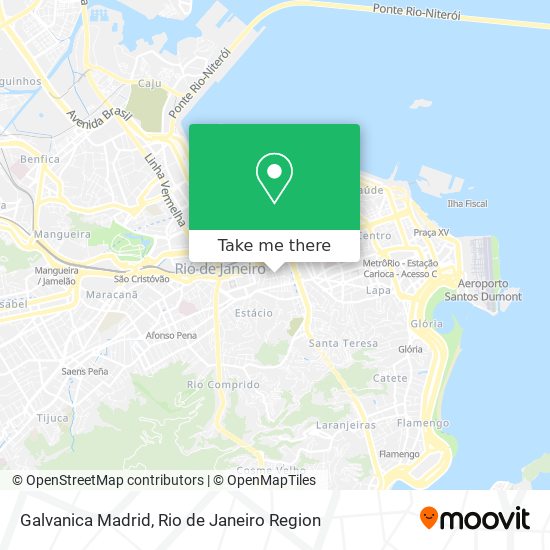 Galvanica Madrid map