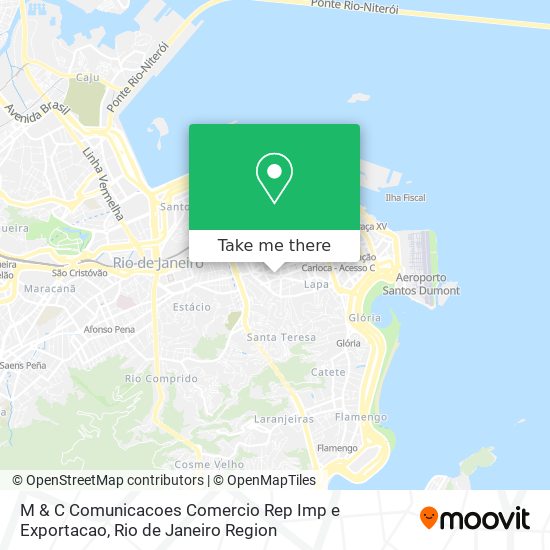 Mapa M & C Comunicacoes Comercio Rep Imp e Exportacao