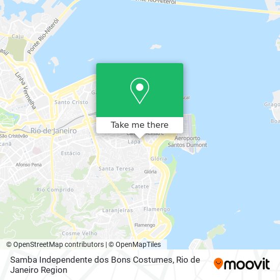 Samba Independente dos Bons Costumes map