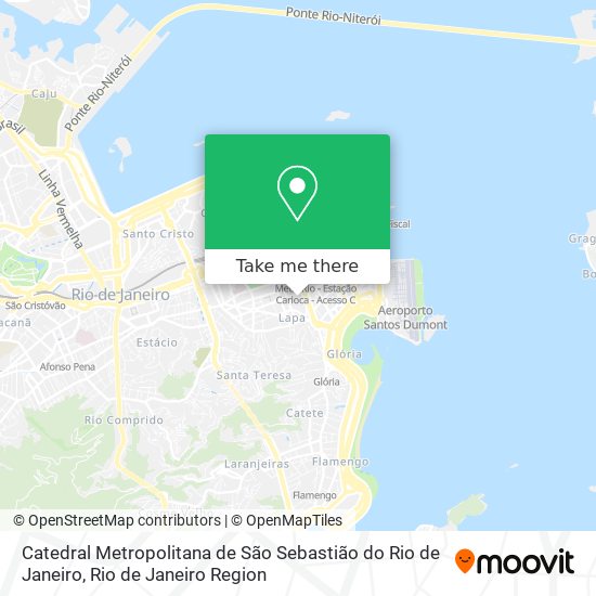 Catedral Metropolitana de São Sebastião do Rio de Janeiro map