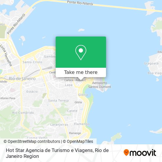 Mapa Hot Star Agencia de Turismo e Viagens