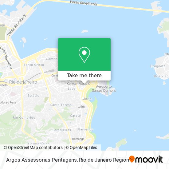 Mapa Argos Assessorias Peritagens