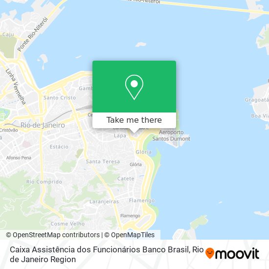 Caixa Assistência dos Funcionários Banco Brasil map