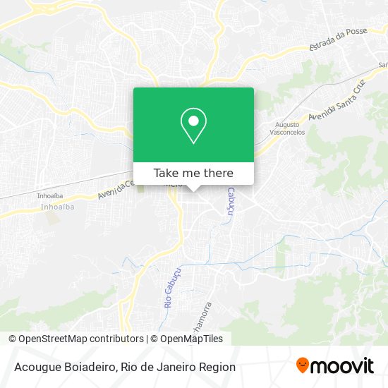 Mapa Acougue Boiadeiro