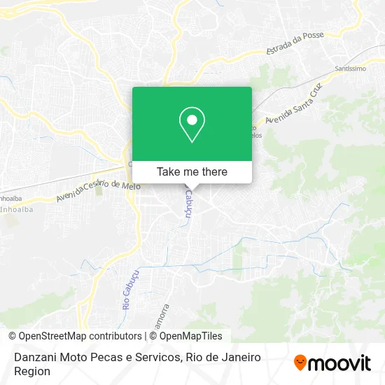 Danzani Moto Pecas e Servicos map