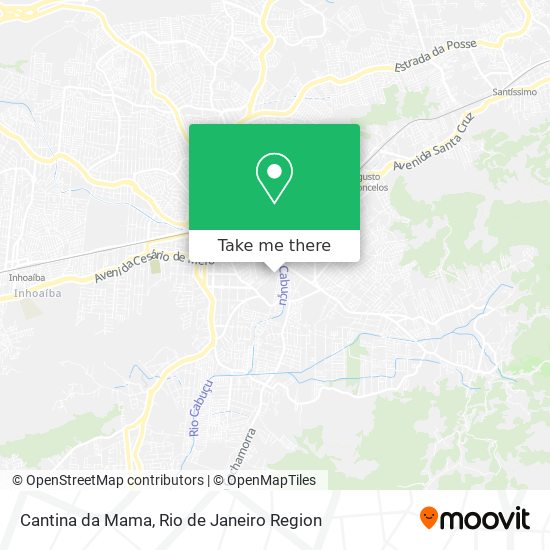 Mapa Cantina da Mama