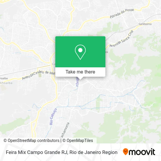 Feira Mix Campo Grande RJ map