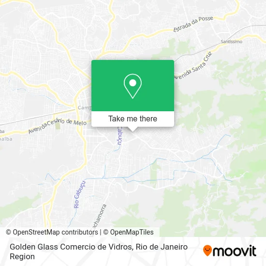 Golden Glass Comercio de Vidros map
